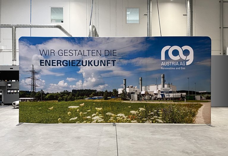 Mobile exhibition wall ZippWall Straight - RAG Austria AG Mobile exhibition wall ZippWall Straight - RAG Austria AG