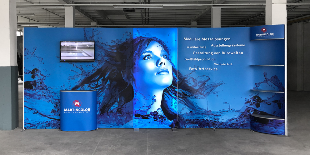 Mobile exhibition stand - ISOframe Wave Mobile exhibition stand - ISOframe Wave